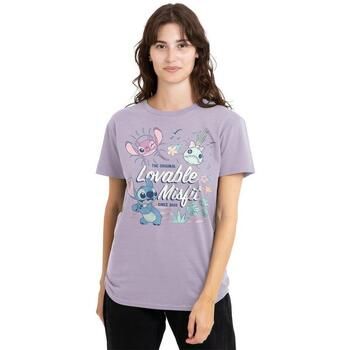 Disney Camiseta manga larga Lovable Misfit para mujer