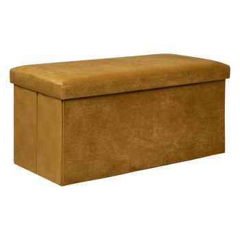 Puff De Terciopelo Doble Plegable 