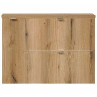 mueble de bano newport con 2 cajones y 1 puerta 80x60x40 cm - efecto roble encasa