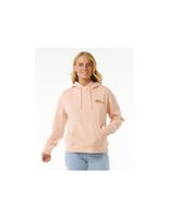 sudadera rip curl wild bloom relaxed hood mujer rosa