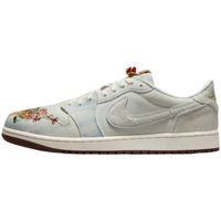nike zapatillas 1 retro low og football grey sail light chocolate para mujer
