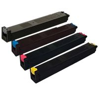 compatible multipack sharp mx-5112n printer toner cartridges 4 pack -mx51gtba