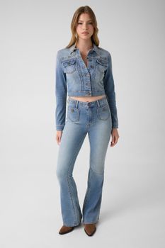 Jeans Flare De Talle Alto Belle
