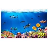 papel pintado 3d - reino submarino 400x280 cm