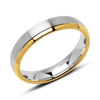 anillo de hombre de plata 925 parcialmente dorada