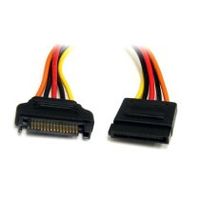 startechcom cable de 30cm de extensian de alimentacian corriente sata - 15 pines