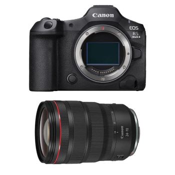 Cámara Mirrorless Canon EOS R5 Mark II 45MP 8K 24-70mm Sensor Full-Frame WiFi Bluetooth