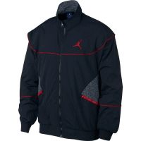 chaqueta air jordan aj3 woven vault negra