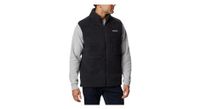 columbia mountainside vest fleece negro hombre