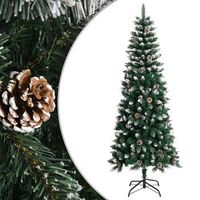 arbol de navidad  decoraciones de navidad artificial con soporte pvc verde 210 cm cfw588787