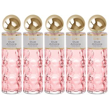 Pack De 5 Eau De Parfum Mujer Saphir Due Amore 200ml
