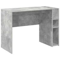 escritorio gris concreto 109 x 50 x 78 cm madera de ingenieria