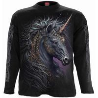 spiral camiseta manga larga celtic unicorn para hombre