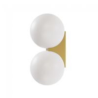 aplique de pared para banos obi 2 luces