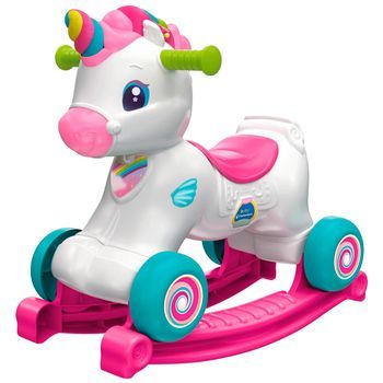 Unicornio Balancín Interactivo Rosa