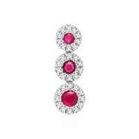 colgante oro blanco rubies 026 ct diamantes
