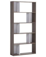 estanteria con 5 baldas  174 cm marron oscuro