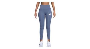 Mallas largas nike tempo swoosh run 7 8 azul  mujer
