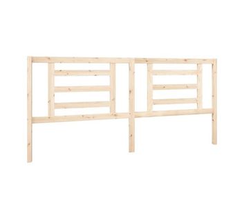 Vidaxl cabecero de cama madera maciza de pino 206x4x100 cm