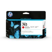 hp 745 cartucho de tinta original rojo cromatico
