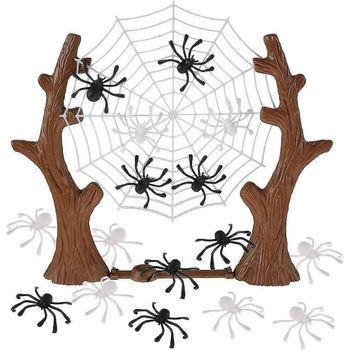 2 Sets Divertido Juego De Mesa, Juguetes Creativos De Juego De Arañas De Primavera, Juego De Batalla De Tela De Araña Educativo Temprano Para Adultos Niños Mayores De 3 Años (di Man)