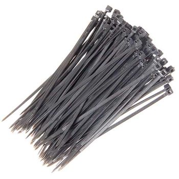100 X 2.5mm Cable Tie Black Qty 100