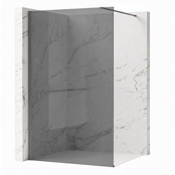 Pared De La Ducha Rea Flexi Grey Titanium 100