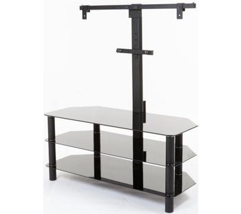 LOGIK S105BR14 TV Stand with Bracket, Black