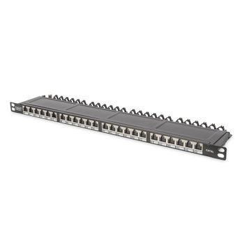 Digitus Panel de Parcheo 24 Puertos Cat6A Clase EA Apantallado 0,5U