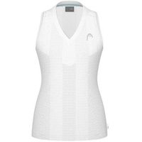 camiseta head performance blanco plata mujer