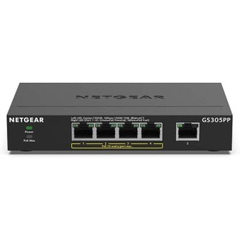Netgear GS305PP Switch 5 Puertos Gigabit PoE+
