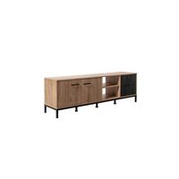 mesa television paris con almacenamiento y diseno moderno
