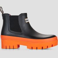 barbour botas de agua halton chelsea welly para mujer