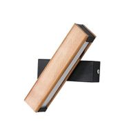 apliques de pared para interiores lampara de pared led de madera moderna blanca calida de 4w 3000k luz de pared led para dormitorio pasillo hotel
