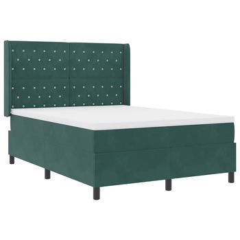 Cama Tapizada 193x147x128 Cm  - Verde