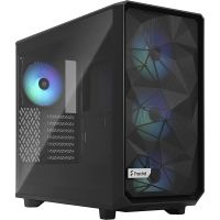 fractal design meshify 2 lite rgb mid tower cristal templado usb 32 negra