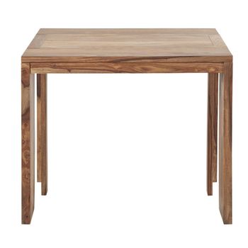 Mesa consola extensible de sheesham macizo de 140 cm