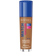 rimmel london spf 20 match perfection foundation 30ml various shades - noisette