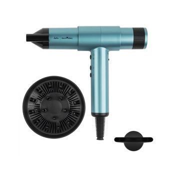 Secador De Pelo Jata Jbsc5577 2000w Iónico 3 Temperaturas Azul