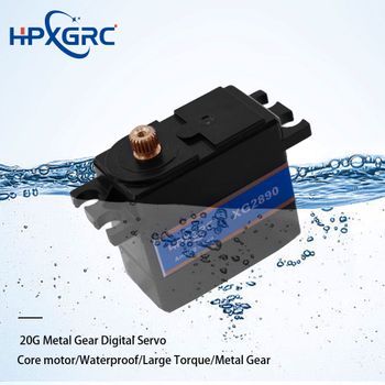 HPXGRC Servo impermeable 9g 17g 20g Micro Servo Digital para RC avión Drone Mini coche helicóptero Wltoys de ala fija
