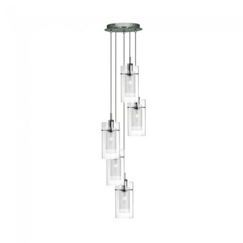 Lámpara colgante duo (5 luces)