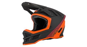 Casco integral o  39 neal blade hyperlite charger v 22 rojo   naranja
