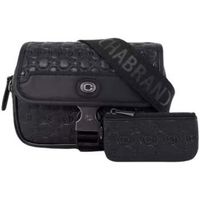 chabrand bolso bandolera con cremallera rift negro para hombre