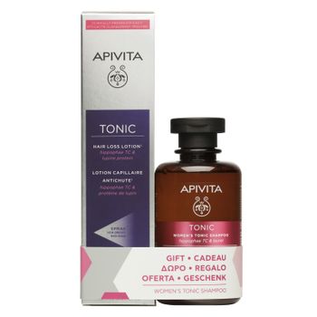 Apivita set tonic hair loss lotion + shampoo