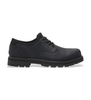 Timberland para hombre. TB0A69T9W021 Zapatos de Piel impermeables Britton Road negro (41), Plano, 1 a 3cm, Cordones, Casual