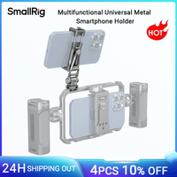smallrig-adaptador de montaje universal multifuncional para telefono movil tripode para telefono con zapata fria soporte para telefono para iphone 1615 3559