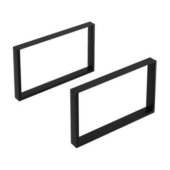 Set De 2 Patas De Mesa Makers 40x66 Cm - Negro [en.casa]