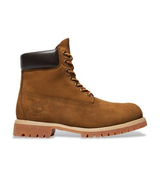 Timberland para hombre. TB172066EBL1 Botines de Piel 6 Inch Premium marrón (41 W), Plano, Cordones, Casual