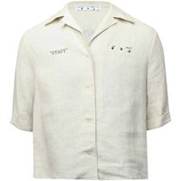 off-white camisa manga corta gt34491 para mujer