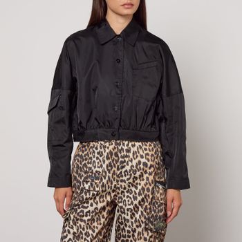 Ganni Duchesse Nylon Short Jacket - UK 14